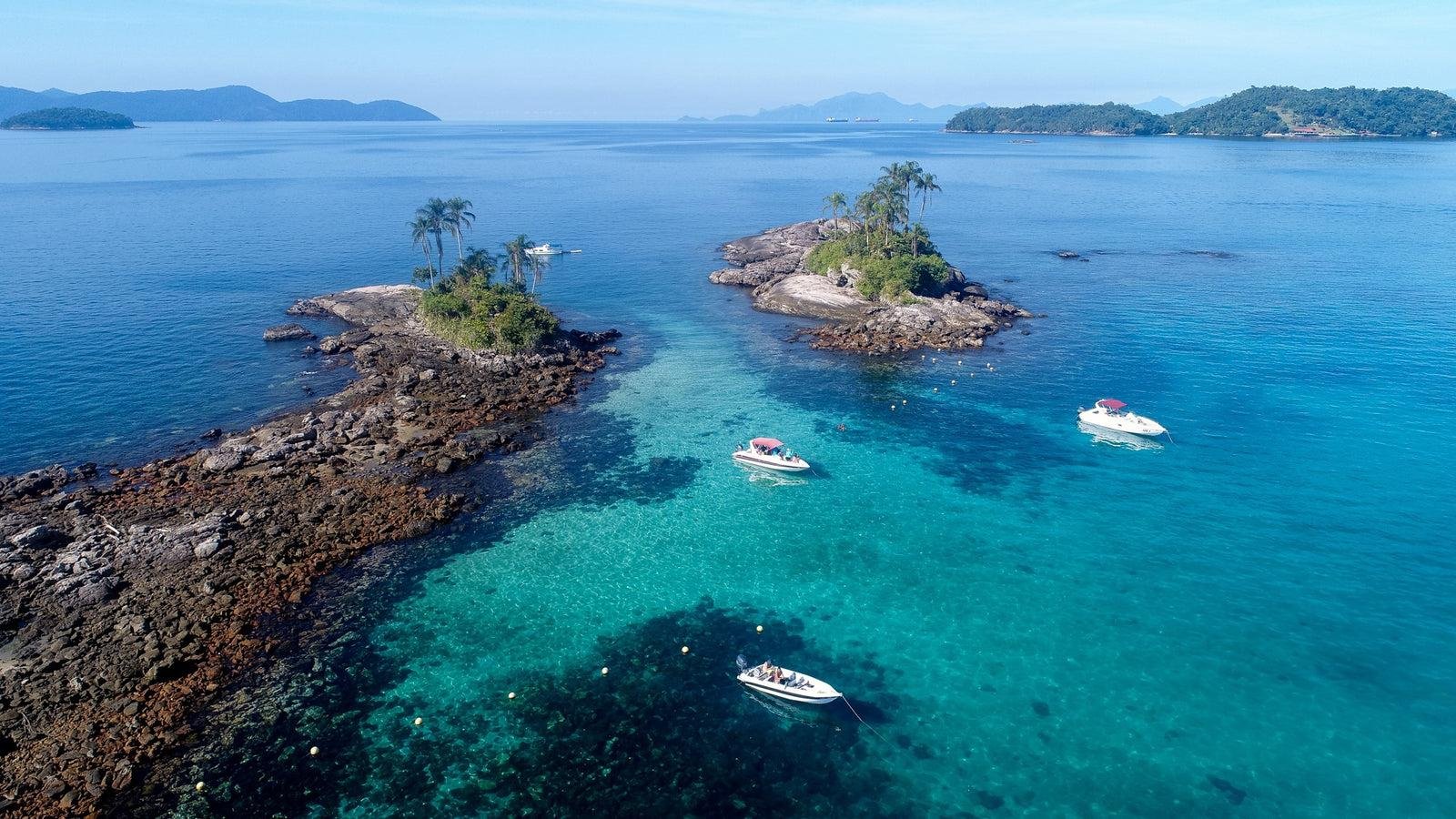 Roteiro de lancha em Angra dos Reis - Roteiro 2 - Ilhas Paradisíacas